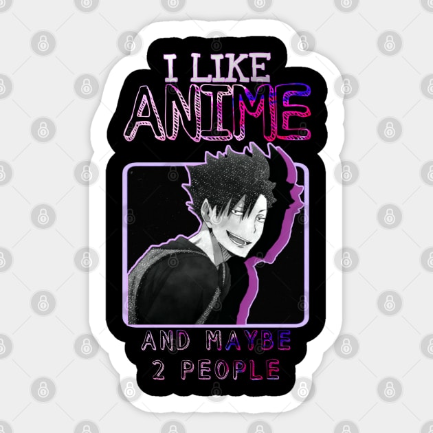 I like anime and maybe 2 people Design Anime Fan Sticker by animeyat9